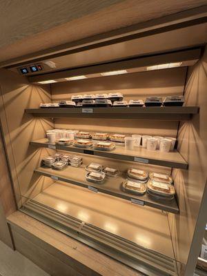 Hot prepared foods were wiped out.