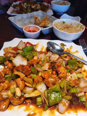 Kung pao special after working on it for 5 minutes!