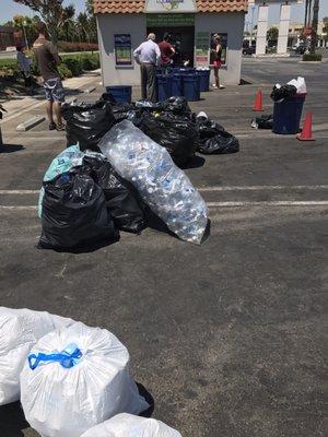 A bit of a wait on a late Sunday morning.