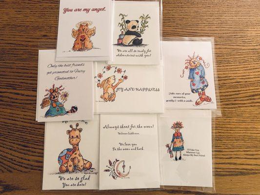 Watercolor and Ink Greeting Cards by artist Upon Rivers Edge