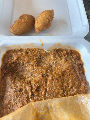 Small hash and rice tray