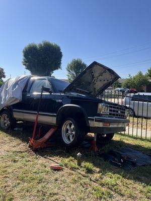 Testing the voltage going to my starter.