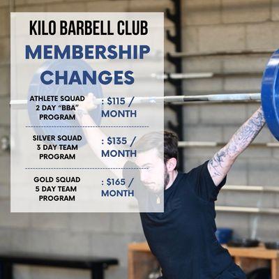 Membership Rates