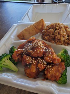 Sesame Chicken Combo