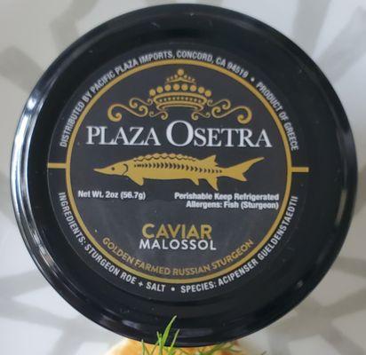 Plaza Golden Osetra 2 oz Caviar Gift Set ($129.99, originally $169.99)