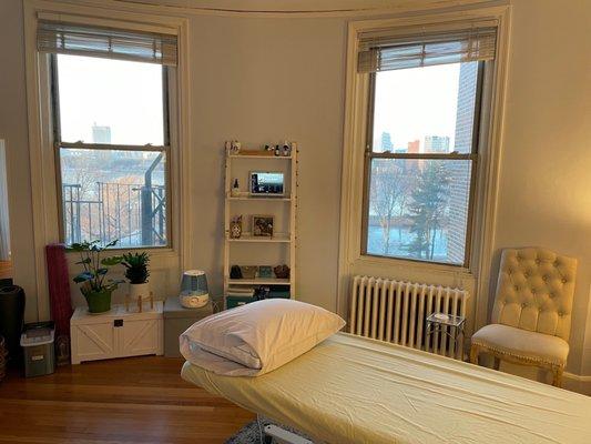 Treatment Area; Private, Quiet & a Great View!