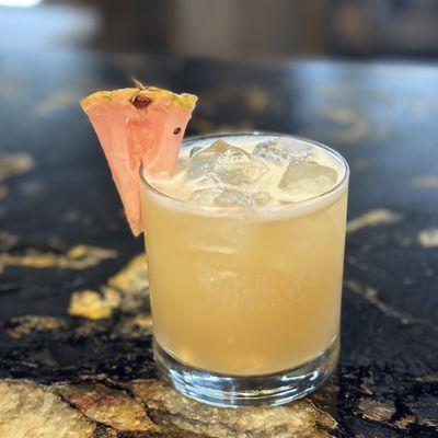 Pink Pineapple Bourbon Margarita