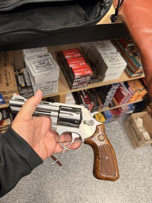 I bought this really nice used 357 magnum, great price, great people