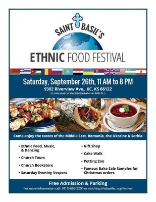 Saint Basil's Ethnic Food Festival