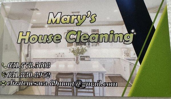 Mary’s House Cleaning