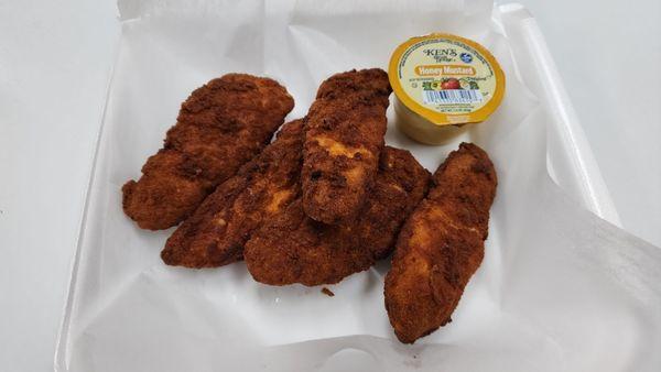 Chicken Tenders were decent while sauce ahhh not my favorite...