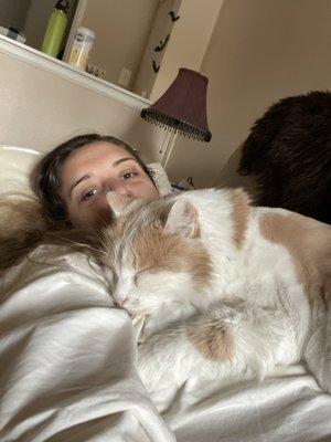 Me and my "attack" cat