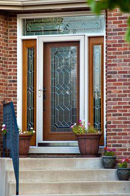 Beautiful door with 2 Sidelites & Tranzem