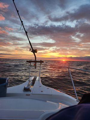 If you have never watched the sun rise while offshore we can't wait to share it with you