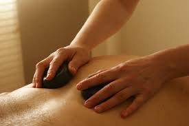hot stone warm up the muscle and soft tissue then use deep tissue massage to help realx the muscle tension !