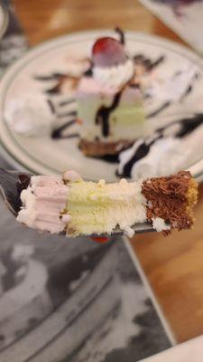Close-Up of the Spumoni Ice Cream Cake 06-03-2023