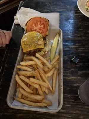 Double cheese burger