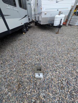 Clear marking to tell where the spots are... can you see it??