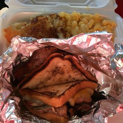 Brisket grilled cheese