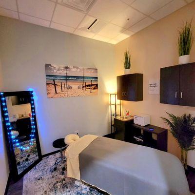 Inside my massage suite 