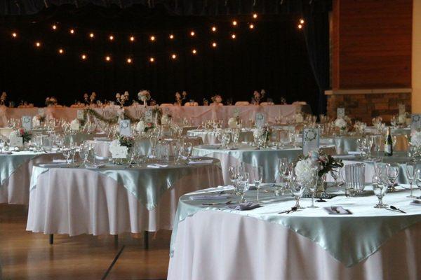 Reception in Gymnasium and Cafeteria