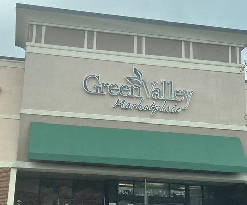 Front of store
