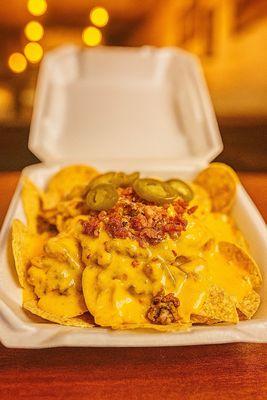 One of the best jerk chicken nachos I ever had