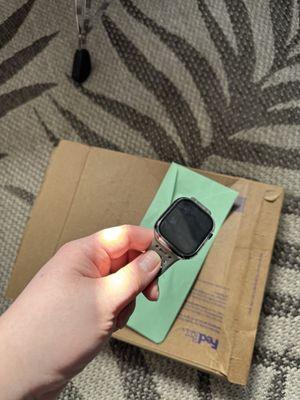 Apple Watch mailed back