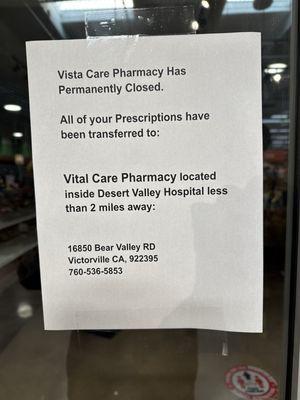 Vista Care Pharmacy