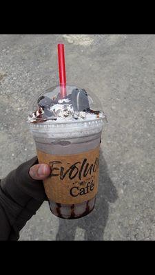 Oreo blended coffee drink! Super good