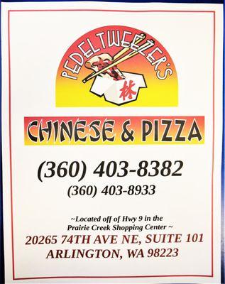 Pedeltweezer's Chinese & Pizza