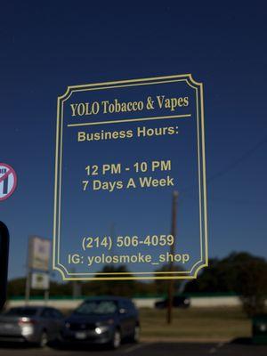 YOLO Tobacco & Vapes