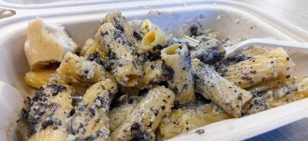 The truffle mac and cheese was better than expected...