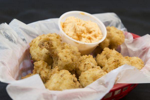 fried fresh cauliflower