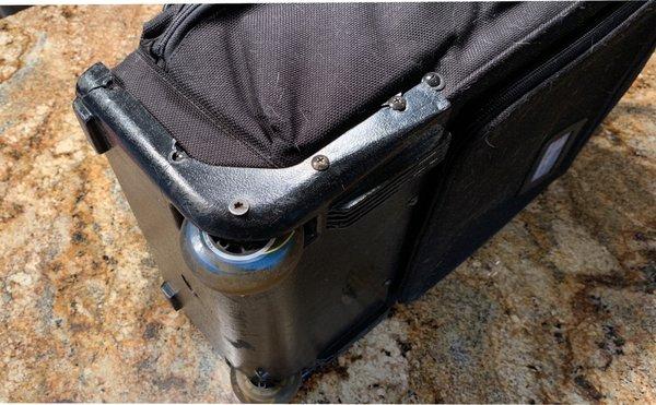 Cracked mount holes