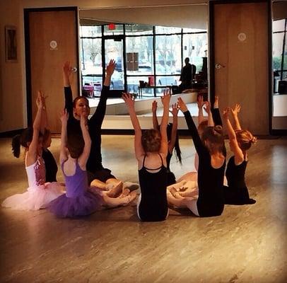 Ballet class taught by Liliana...