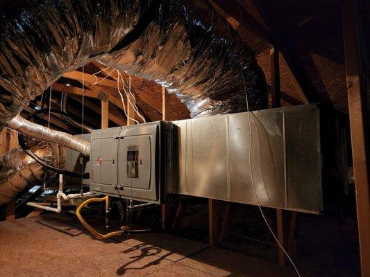 This new ac system is ready for decades of reliable service. Speaking of reliable service, call us for AC repair today.