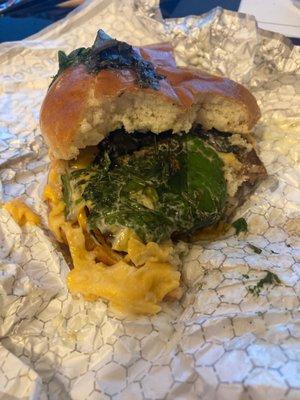 Is that lettuce on my old single cheese?