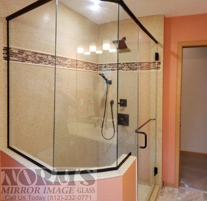 Norm's Mirror Image Glass