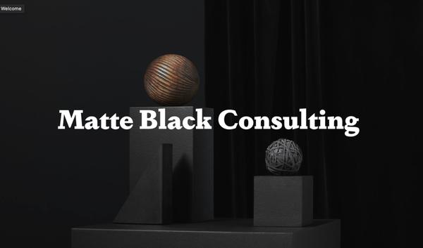 Matte Black Consulting