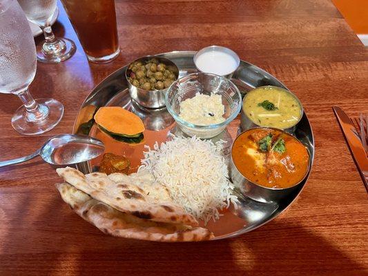 Chicken Tikka Masala Thali (Lunch)