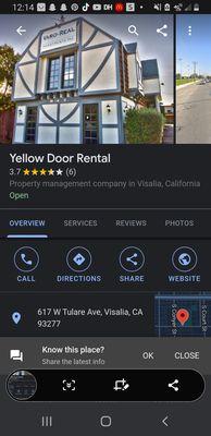 Yellow Door Rental