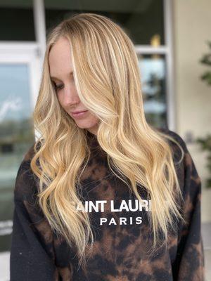 Foil & balayage combo