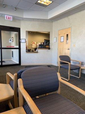 Entrance, front desk