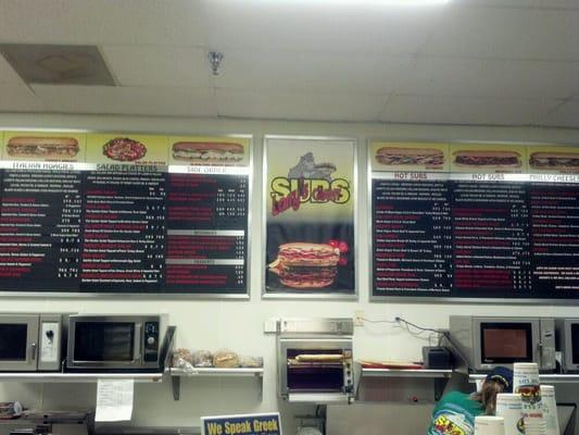 Just a glimpse of the awesome Larry's menu!