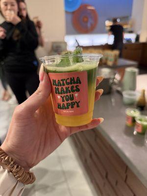 pineapple matcha