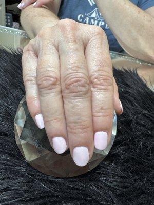 Natural nail manicure