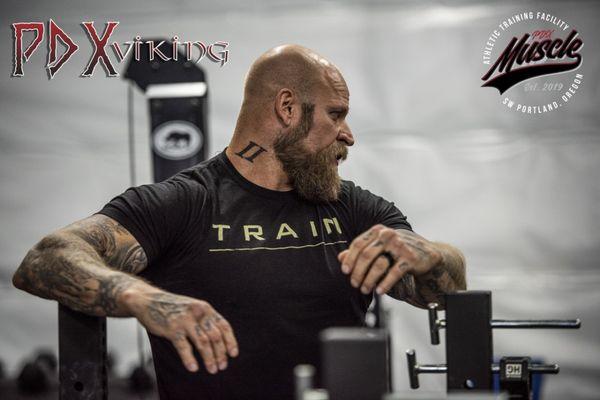 Alex W. One of the best Strength and conditioning coaches in the NW. We affectionately call him Viking!