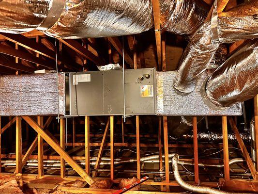 New Residential Installation: Let Air Supply delivery your HVAC dream. Visit us at: airsupplyacandheat.com