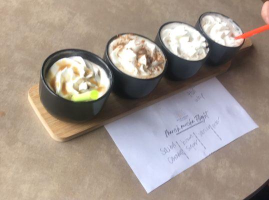 Coffee Flight Yum